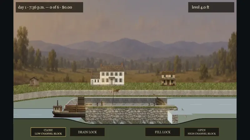 Lock 44, a frame from the game